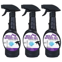두꺼비 블랙스파이더 곰팡이젤 벽곰팡이제거 뿌리는 곰팡이 제거제 젤 스프레이 400mL 3통, 3개