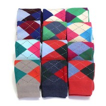 [서울양말] 남성 아가일양말 10켤레 데일리양말 신사 패션양말