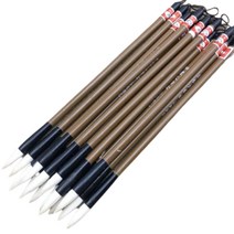 교육기관 바른글씨 양모 서예붓 10개 학습준비물 한자연습 서화