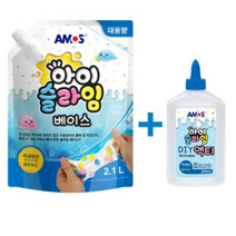 아모스 베이스 2.1L + 아이슬라임 액티 (120ml X2), 5세트