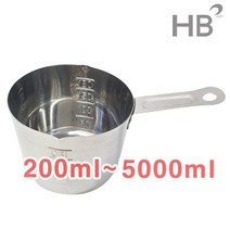 스텐계량컵 비커 5종 계량컵 비이커 다용도 주방 쿠킹, 1000ml