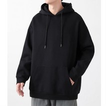 기본 베이직스타일 앞주머니 후드 긴팔티 발랄한