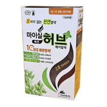 현대약품 마이실 빠른 허브 헤어칼라 염모제 b0862, 1호 자연흑갈색, 4개