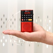 아남 awb-s1000 초소형 미니 디지털 스피커 라디오 녹음재생 USB 충전기 사은품