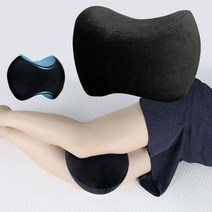 바른수면 무릎쿠션/메모리폼베개/다리올리고자기/무릎베개/옆으로자는베개/무릎쿠션/옆잠베개/숙면베개/발베개/낮잠베개/다리사이베개, 그레이