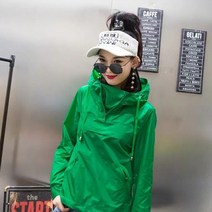 날라리언니 1927 컬러링후드바람막이 여성바람막이 등산바람막이 점퍼 자외선차단 UV바람막이 여성점퍼