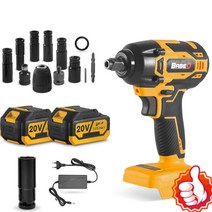 유럽수출 초강력 임팩트 렌치 풀패키지 배터리1+1, 임팩트 렌치 단품(배터리 없음), 1개