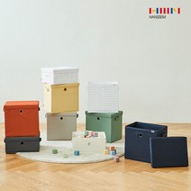 한샘(생활) [한샘] 샘 폴리 수납정리 바스켓(중4/대3) 택1, 대3p(딥그린)