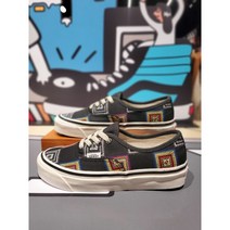 [국내정식매장] 반스(VANS) [반스] 남녀공용 스니커즈 애너하임 팩토리 그래니 체크 어센틱 44DX (블랙) (VN0A7Q5CBLK)