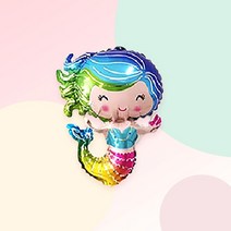 [파티지] 귀욤 바다 풍선 모음 / 문어 고래 바다사자 불가사리 복어 오징어 해적선 꽃게 풍선, SC_A_풍선_미니 푸른인어