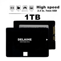 2.5 인치 SATA SSD 120GB 240GB 480GB 500GB 512GB 1TB 2TB 솔리드 스테이트 드라이브 노트북, 1TB Black 2