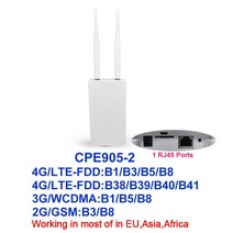 유심 와이파이 라우터 공유기 CPE905/POE LTE 야외 방수 CPE 4G 모뎀 라우터 SIM 카드 핫스팟 광대역과 WAN, 02 Version 2
