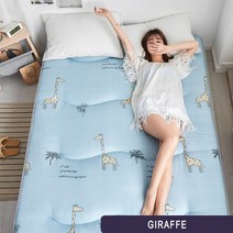 딱딱한 매트리스 허리안아픈 하드 얇은 단단한 퀸 접이식 라텍스 침대, Giraffe