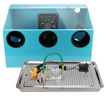 도색부스 클린룸 스프레이부스 피규어 페인팅 연삭 연마, 06.소형박스+물순환(팬포함)