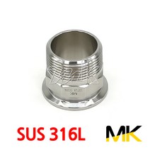 명인코리아 MK 쎄니타리 페럴 니플 닛불 닛블 니쁠 SUS316L (14767), 1개