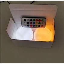 16 색 LED 방수 수중 조명 무선 원격제어 정원 수영장 플로팅 다이빙, 2 lights1 remote
