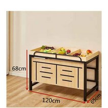 오마플 과일가게 야채가게 과일 야채 선반 진열대, 120x65x68