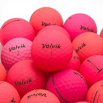 볼빅 무광 칼라볼 A급 30개 로스트볼, 핑크, 1개