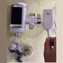 순간 온수기 미니 전기 소형 전기 욕실 난방 화장실 회전식 주방 수돗물 수도꼭지 수도꼭지 디지털 디스플레이