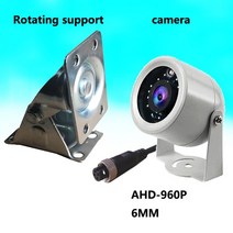 크레인 무선 모니터링 카메라 트럭 트롤리 AHD 디지털 720p960p1080P12V24V 차량 탑재, 03 Camera with bracket_02 24V