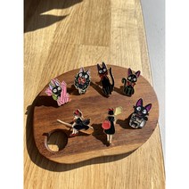 [달동네공방] 지브리 마녀배달부 키키 검은고양이 지지 뱃지 핀뱃지 브로치