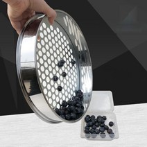 블루베리선별기 스테인레스 등급선별체 최소8mm직경 최대22mm, 단일사이즈, 조리개 17mm