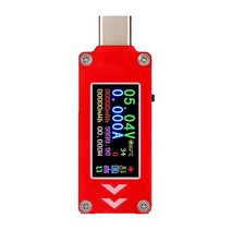 USB 전력계 디스플레이 색상 멀티미터 테스터 3C 디지털 제품용 다기능 Type-C PD 전류계 검출기 전압계