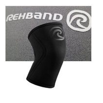 Rehband/리밴드 RX라인 무릎보호대7mm 105466카본블랙, 105466-카본블랙-M