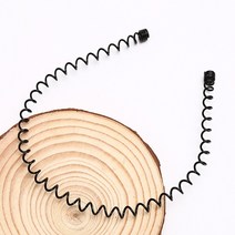 물결 스프링머리띠