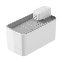 강아지산책물통 무선 센서 고양이 분수 물 필터 디스펜서 고양이를 위한 술꾼 개 충전식 마시는 그릇 애완 동물 액세서리, 없음, 없음, White