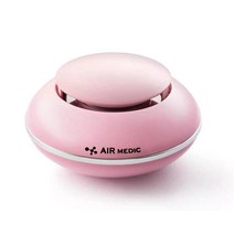 차량용 작은공간 향기로운 일본 AIRMEDIC 미니공기청정기, T02-핑크 mini, 기본