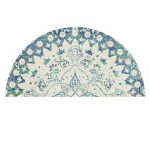 타원형 극세사 소형 작은 카페트 반원러그 맞춤 양털 식탁 대형 먼지없는