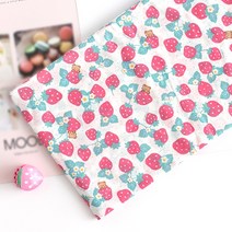 오가닉 부드러운 원단 럽럽딸기 싱글 쟈가드