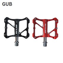 GUB 알루미늄 MTB 경량페달 GC-005, 레드