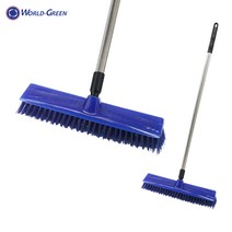 월드그린 와이드바닥솔+스크류 스텐자루120cm