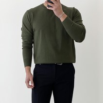 간빠레 21컬러 봄 가을 겨울 부드러운 라운드 니트