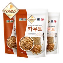 현대농산 2022년 햇곡 정품 카무트 쌀 1.2kg (400gX3봉), 3개