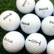 볼빅 마그마 화이트 3피스 4피스 A-급 로스트볼 30알 순수 물세척 필드용 깨끗한 로스트볼