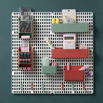 앤트 페그보드 타공판보드 악세사리 세트, 베이지