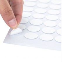 BK강력접착 원형 양면 투명 다용도 스티커 70개입