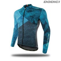 도디치 RSRF-TT011블루-LT 자전거의류 자전거상의 긴팔져지