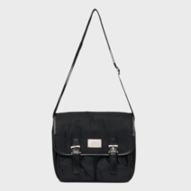 샐러드볼즈 SYMBOL NYLON MESSENGER BAG BLACK