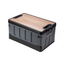 XINRJ 접이식 보관함 야외 캠핑 홈 보관함, 작은, 검은 색