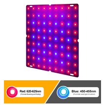 원예용품 모종 매트 LED 식물 빛 빨간색과 파란색 스펙트럼 양자 보드 즙이 많은 성장 채우기 실내 심기 영, 01 81  LEDS_02 EU