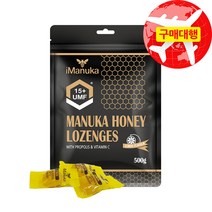 뉴질랜드 아이마누카 마누카허니 로젠지스 500g 마누카꿀 사탕 캔디, 1개