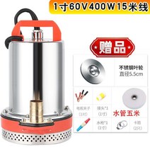 전동차 V24V 직류 잠복해 있다 O 펌프 48V60V 배터리 양수기 가정용 농용 선박용 우물이다 2523261583, 1인치 60V400W 15메터 스텐레