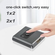 hdmi허브 4K 60Hz HDMI 20 양방향 스위치 1x2 2x1 스위처 분배기 PS3 PS4 PS5 Xbox 노트북 PCHDTV 모니터