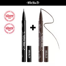 [Kat Von D] 캣본디 타투 아이라이너 1+1 듀오 세트, 브라운 + 브라운