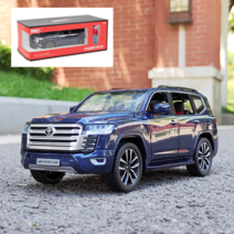 TOYOTA 도요타 랜드크루저 LC300 SUV 1대24 자동차 미니카 모형 다이캐스트 청년K쇼핑, 블루