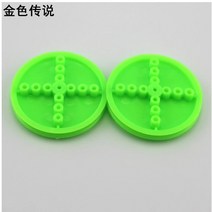 2*42mm 풀리 D 홀 풀리 TT 모터 휠 DIY 벨트 드라이브 소형 휠 플라스틱 드라이브 휠|Pulleys|, 1개, 단일, green